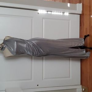 ASOS DESIGN one shoulder draped maxi dress